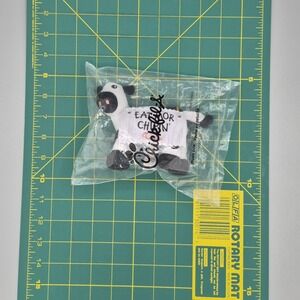 Chick-fil-A Plush Cow Doll Toy Eat Mor Chikin 4" Tall New In BAG